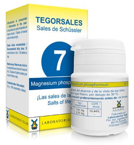 Magnesium Phosphorus Vitamin D6 Tegorsales Nº7 350 Tablets