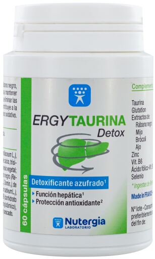 Ergytaurine Detox 60 Capsules