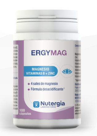 Ergymag with Magnesium, Vitamins B and Zinc 100 Capsules