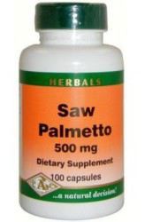 Saw Palmetto 500mg. 100cap.