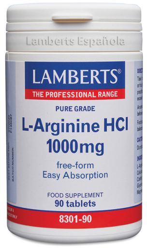 L-Arginine HCl 90 Tablets 1000 mg