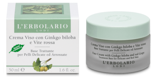 Facial Cream with Ginkgo Biloba and Red Grape 50 ml