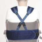 Abdominal vest with straps