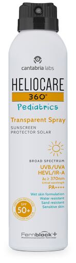 360º Pediatrics Transparent Spray SPF 50+ 200 ml