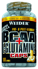 BCAA + L glutamine 180 capsules