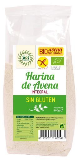 Oatmeal Gluten Bio 500 gr