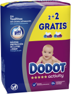 Activity Dodot Wipes Refill. 216 Units (4X54)