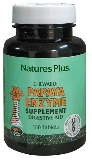 Dysgestive Enzymes - Papaya Enzime - 180 and 360 Chewable Tablets