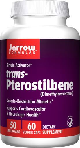 Trans-Pterostilbene 50Mg 60 Veggie Capsules