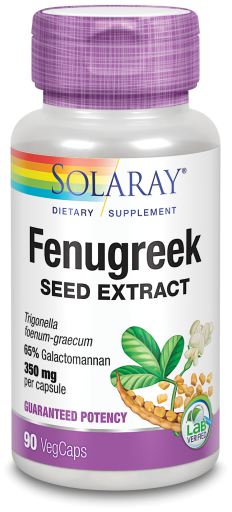 Fenugreek 350 mg 90 Vegetable Capsules