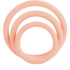 Tri Rings Natural Light Pink