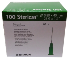 Sterican Green Needles 40x8 mm 1.2 100 units