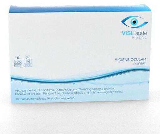 Visilaude Eye Hygiene Wipes 16 Units