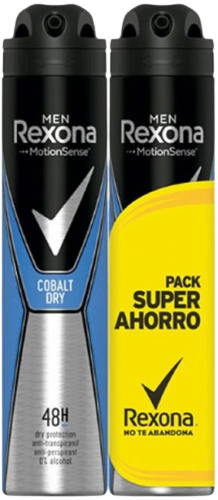 Cobalt Dry Deodorant Spray for Men 2x200 ml