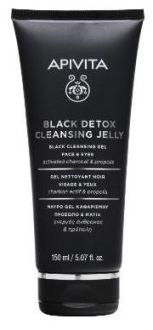 Black Detox Cleansing Gel for Face and Eyes 150 ml