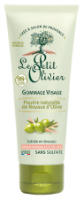 Le Petit Olivier Facial Scrub for Normal to Dry Skin - Made with Olive Pit  Powder - Smoothes and Refines Skin - Leaves Complexion Luminous - Sulfate