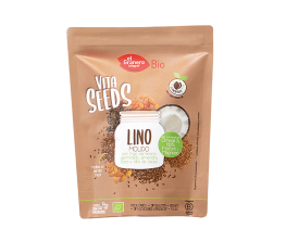 Ground Linen with Buckwheat Cocoa &amp; Almonds Bio 200 gr