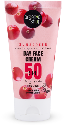 Sunscreen Cranberry Facial Day Cream SPF 50 50 ml