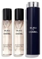 Bleu de Chanel Eau de Toilette Twist and Spray 3 x 20 ml