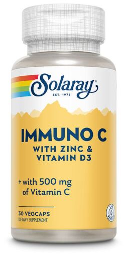 Immuno C Wiht Zinc &amp; Vitamin D3 30 Vegetable Capsules