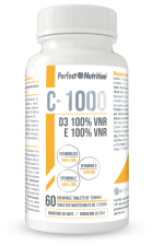 Vitamin C-1000 + Vit E + Vit D3 60 Tablets