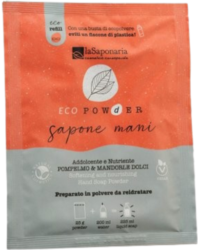 EcoPowder Grapefruit Powdered Hand Soap 25 gr