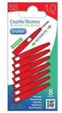 Retractable Interdental Brush 1 mm 8 Units