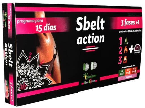 Sbelt Action 3x50 ml+ 15 Capsules